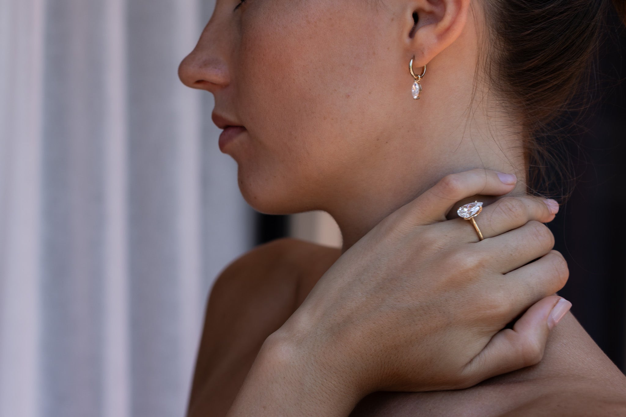 Hoop Charm Earrings