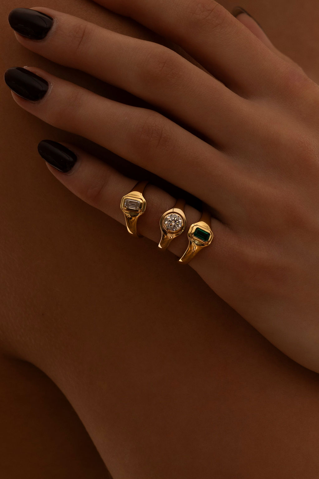 Solari Round Pinky Ring