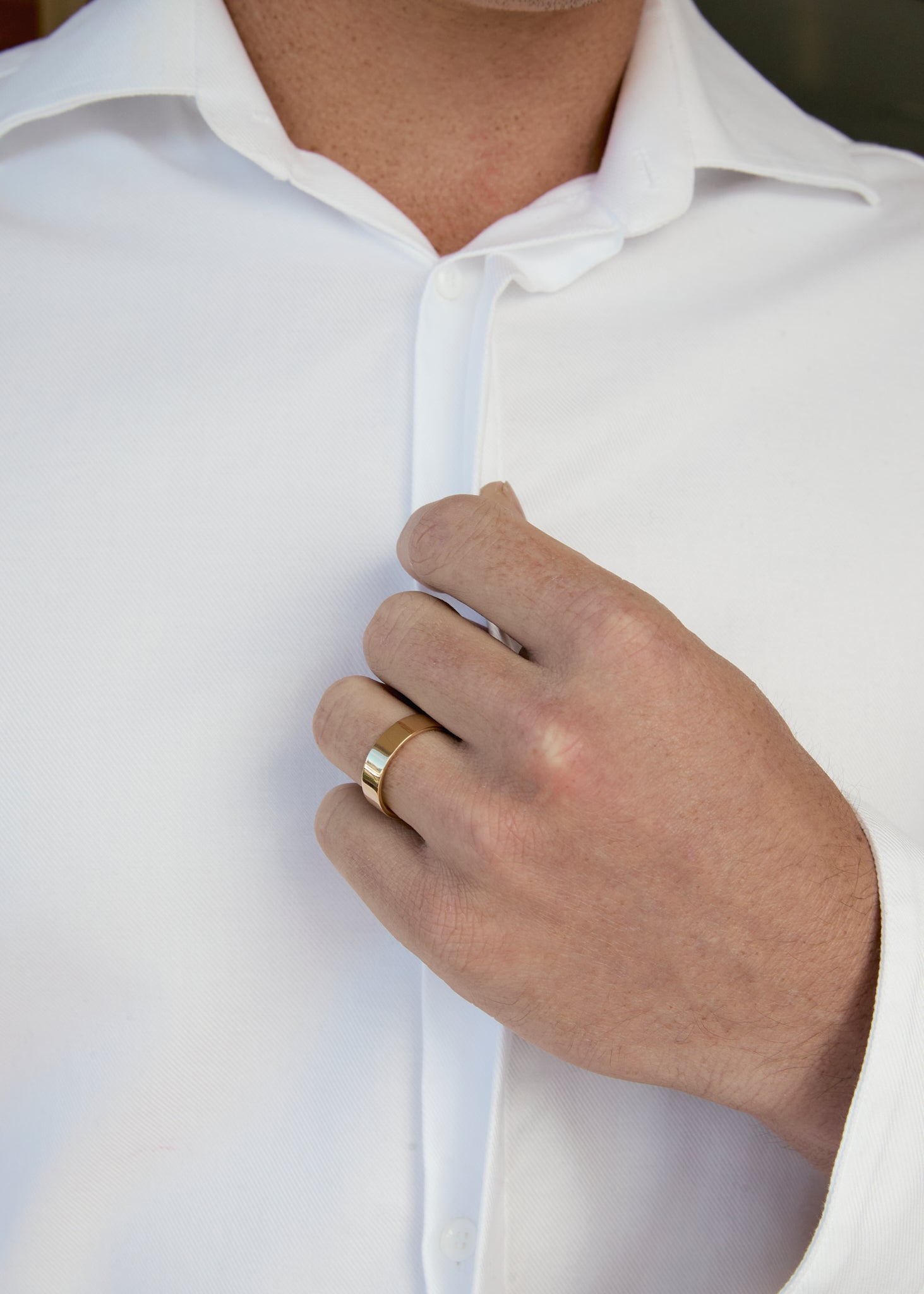 Men's Classic Square Ring