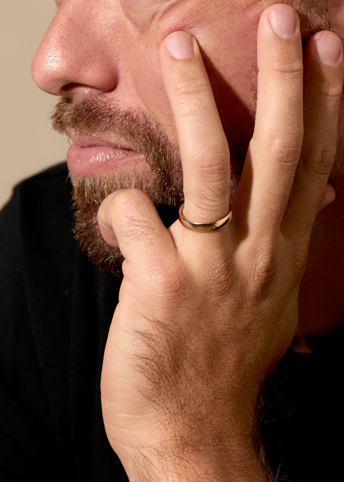 Men's Classic Round Ring