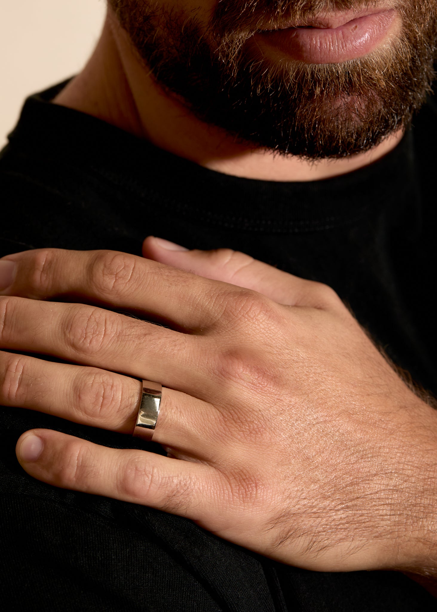 Men's Classic Square Ring