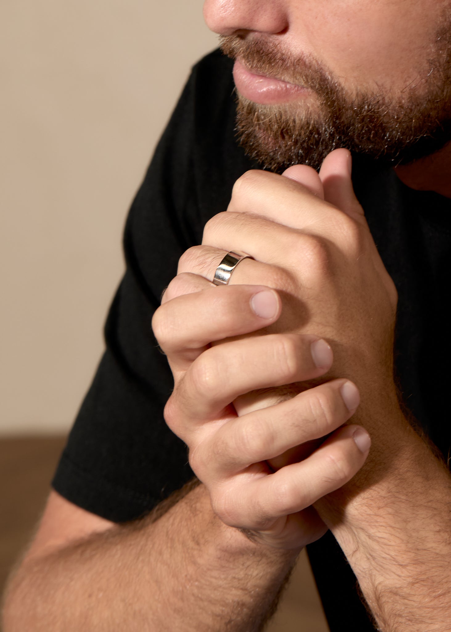 Men's Classic Square Ring