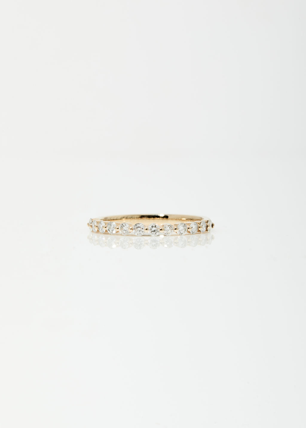 Round Accent Wedding Band