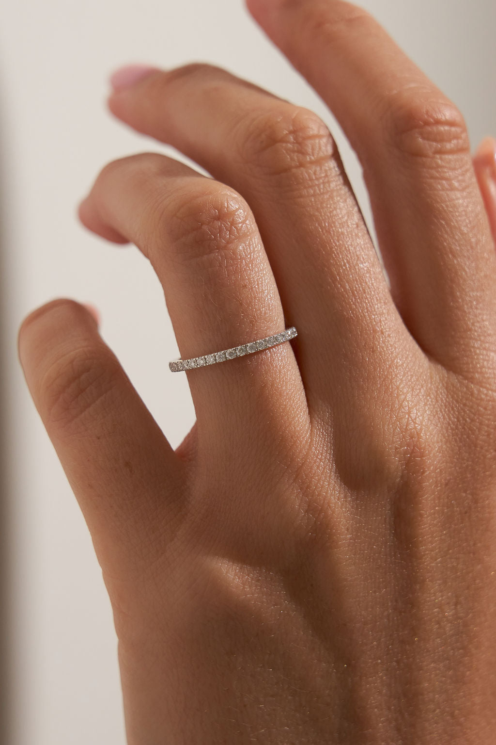 Pavé Eternity Wedding Band