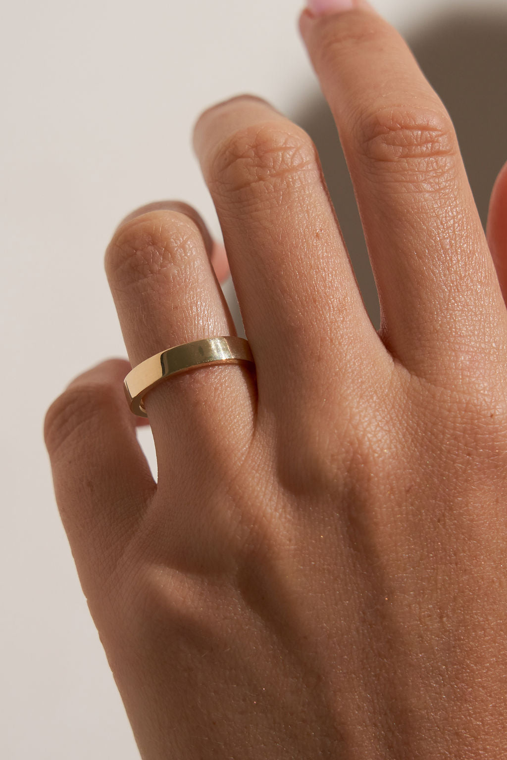Cuff Wedding Band in 18k Yellow Gold