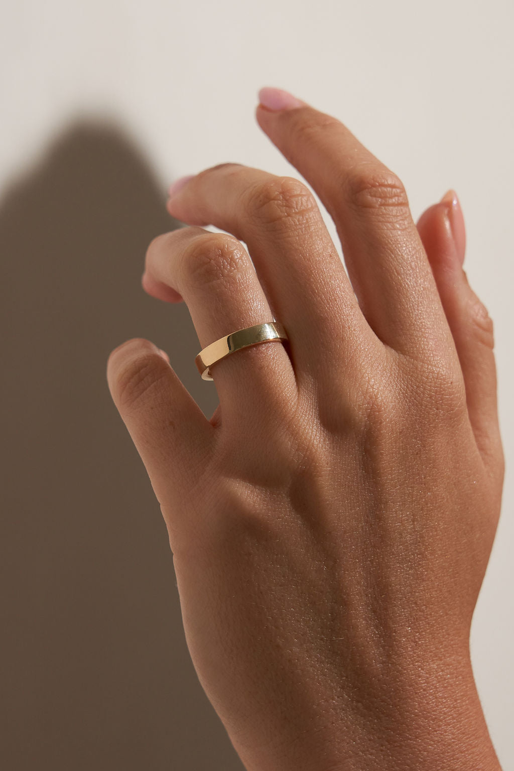 Cuff Wedding Band in 18k Yellow Gold