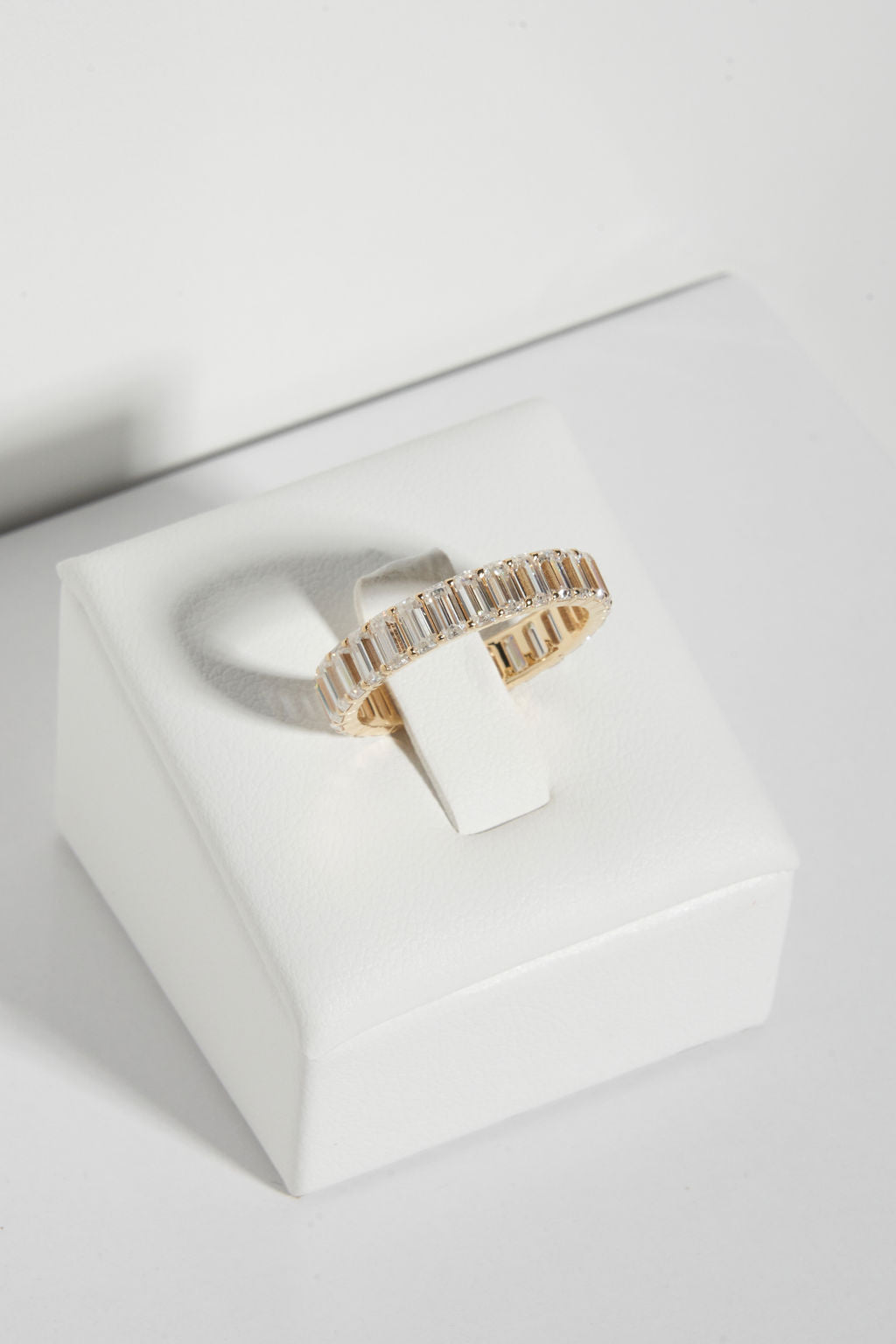 Large Baguette Wedding Band
