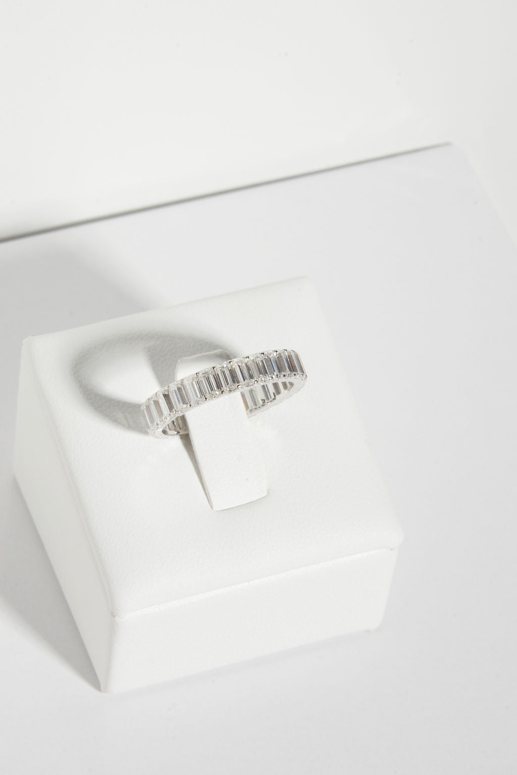 Large Baguette Wedding Band