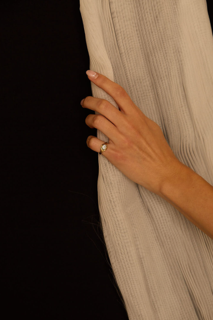 NEW Solari Round Pinky Ring