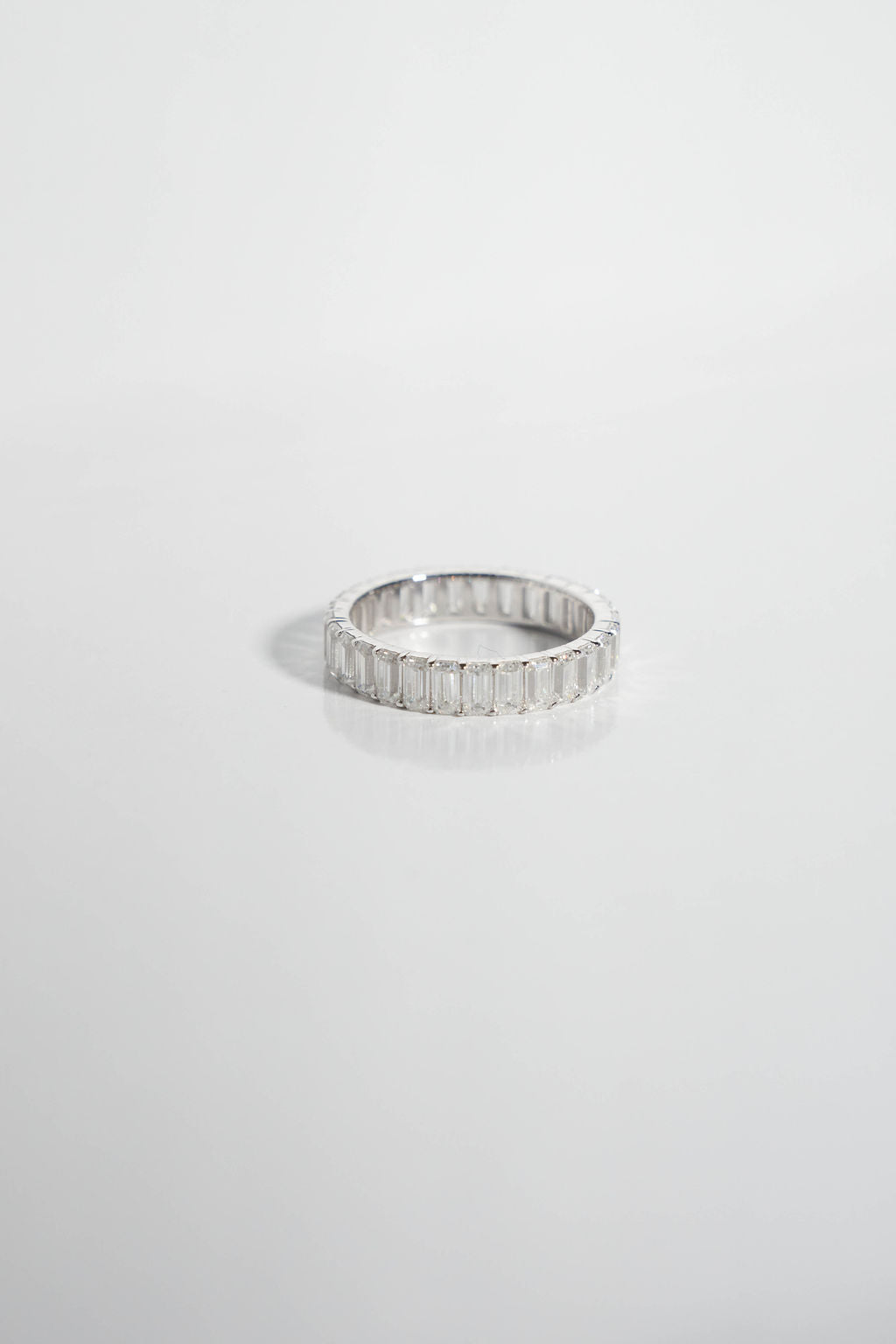 Large Baguette Wedding Band