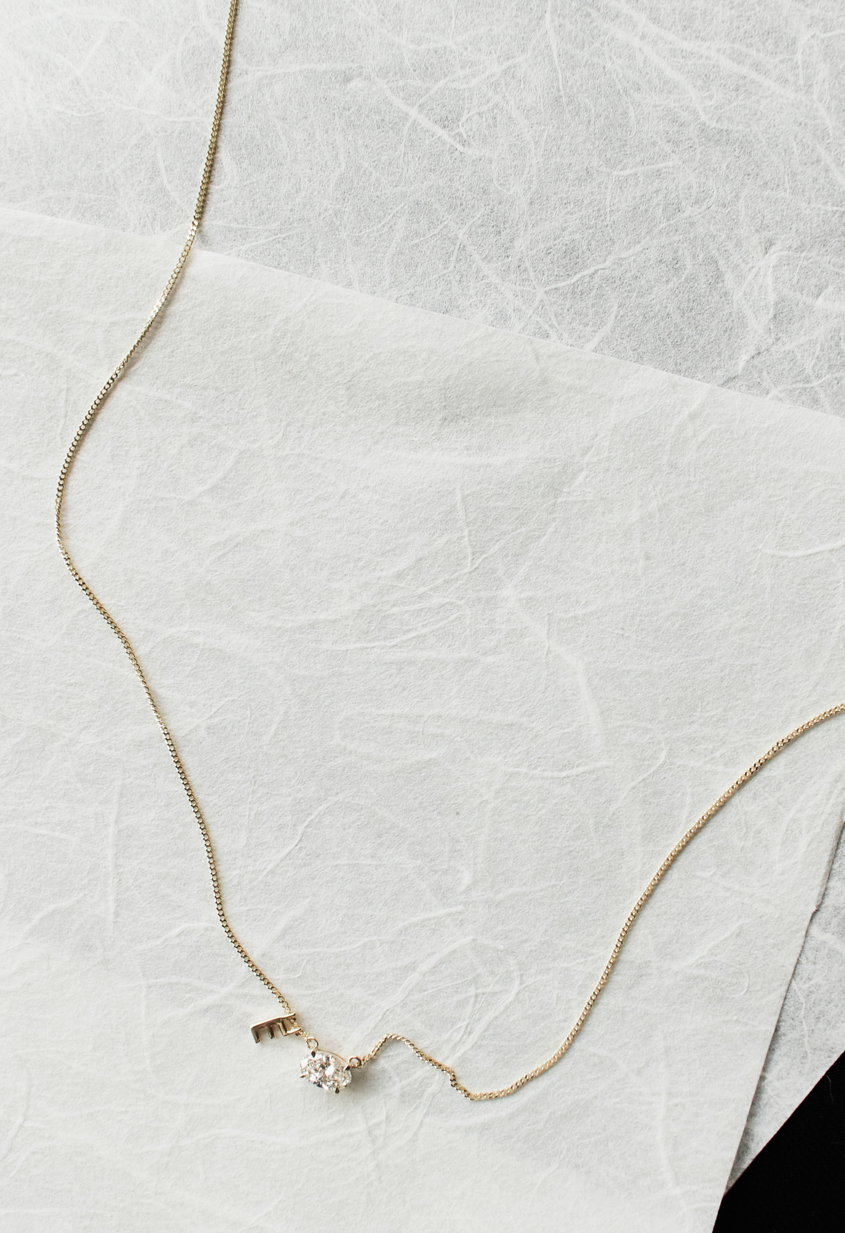 Floating Initial Pendant