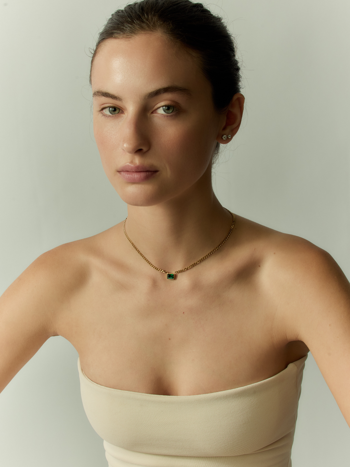 Emerald Flat Curb Pendant