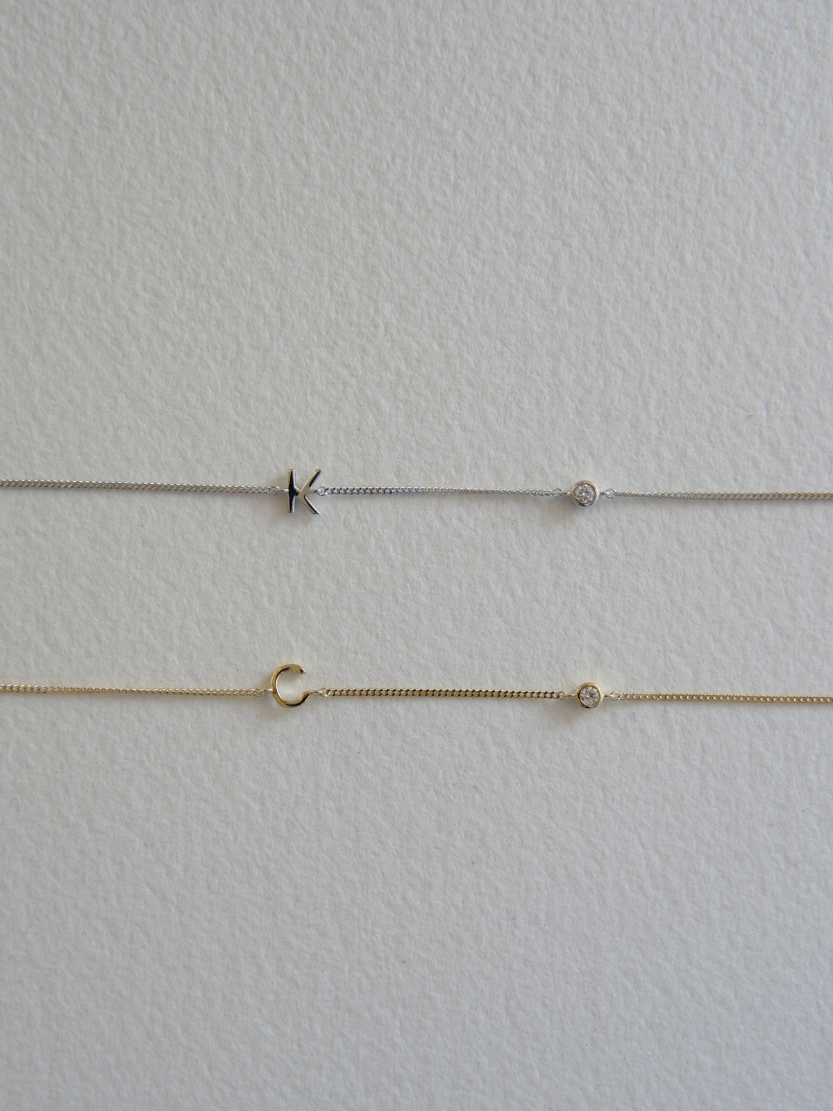 Initial Lab Diamond Bracelet
