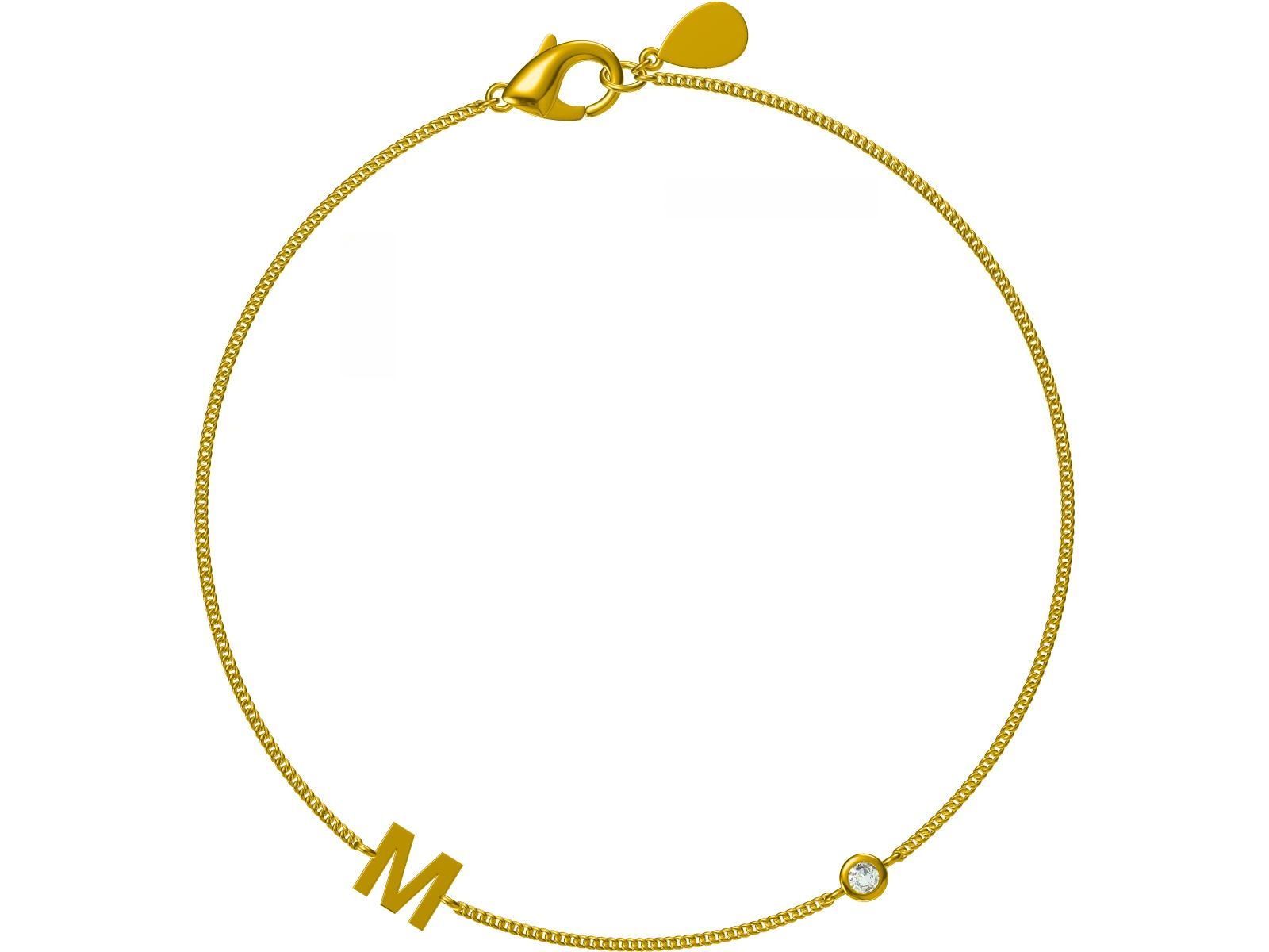 Initial Lab Diamond Bracelet
