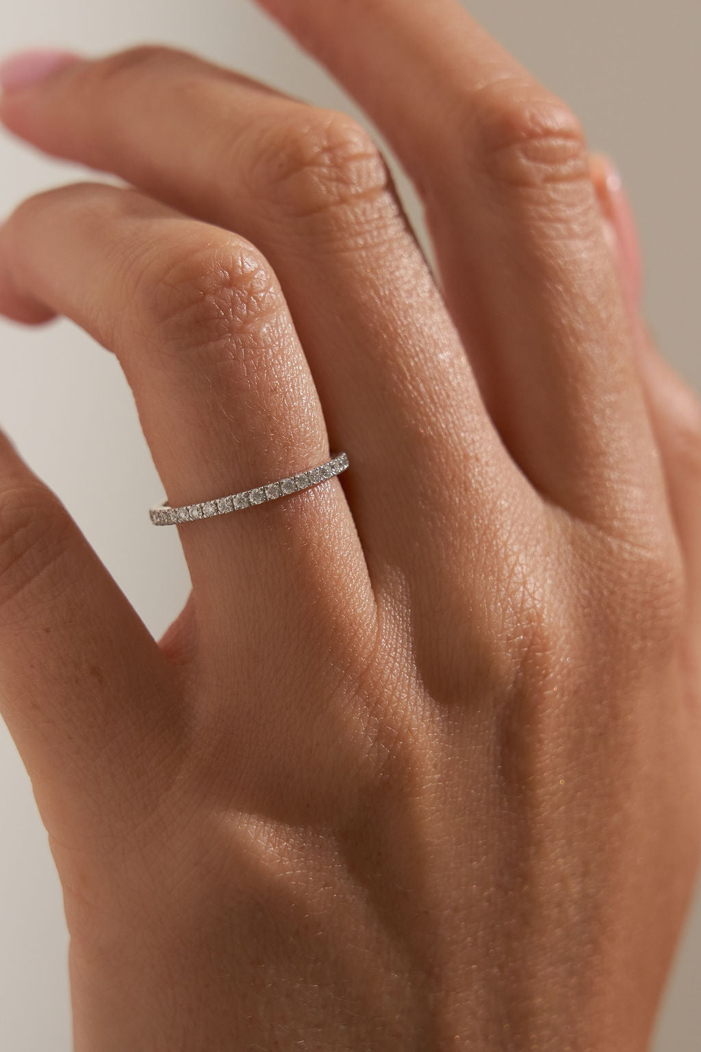 Pavé Eternity Wedding Band