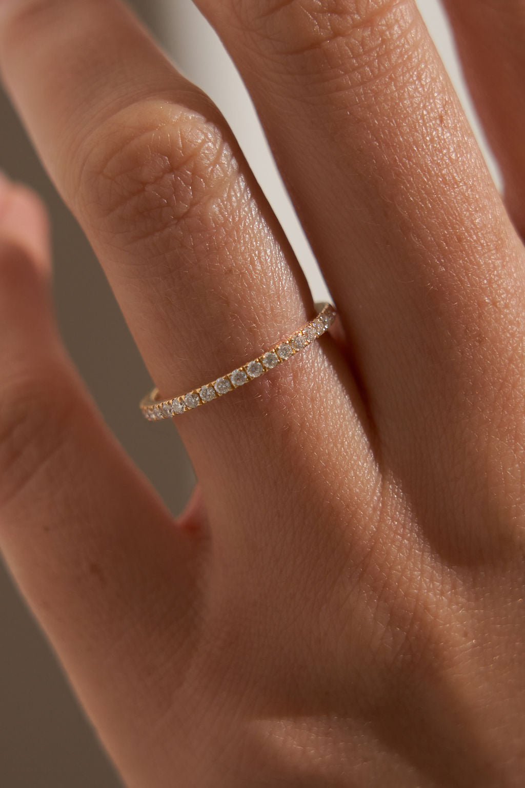 Pavé Eternity Wedding Band