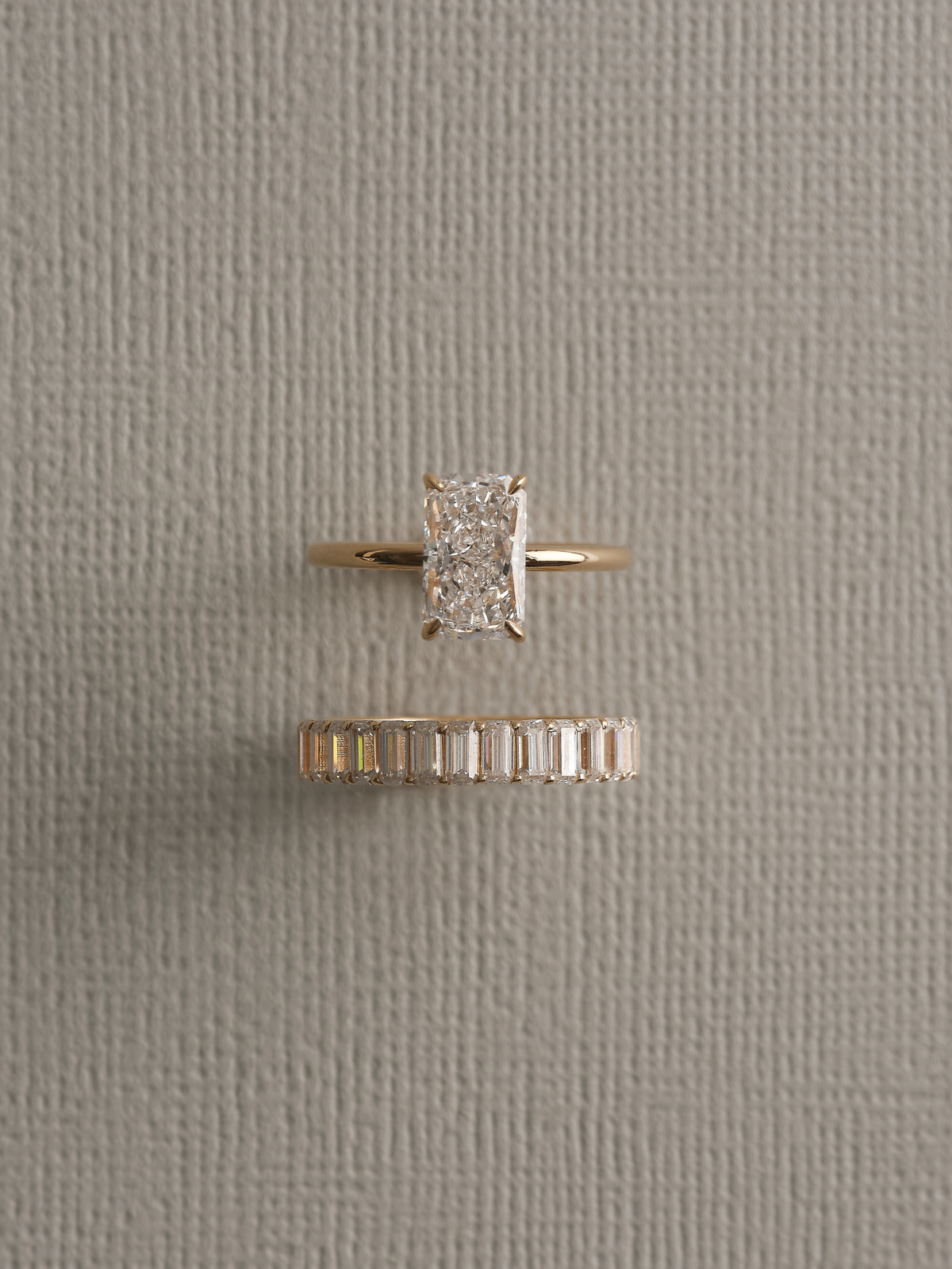2.50ct Radiant Lab Grown Diamond Solitaire - Size N 1/2