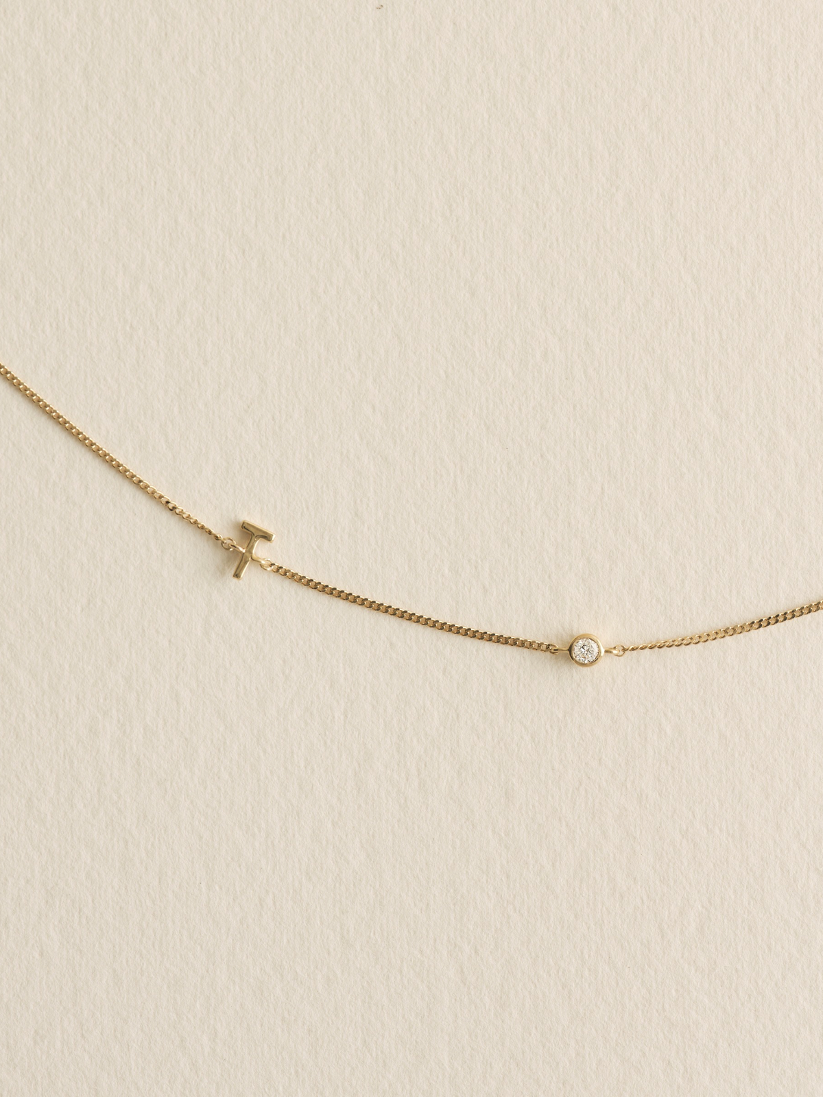 Initial Lab Diamond Bracelet